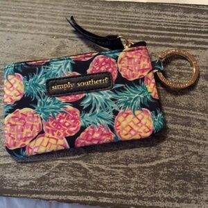 Simply Southern Key ID Card Holder - Pineapple